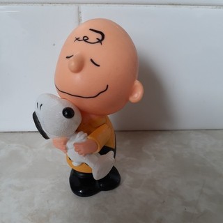 Snoopy & Charlie Brown bobble McDonald's toy 2015 Collectable