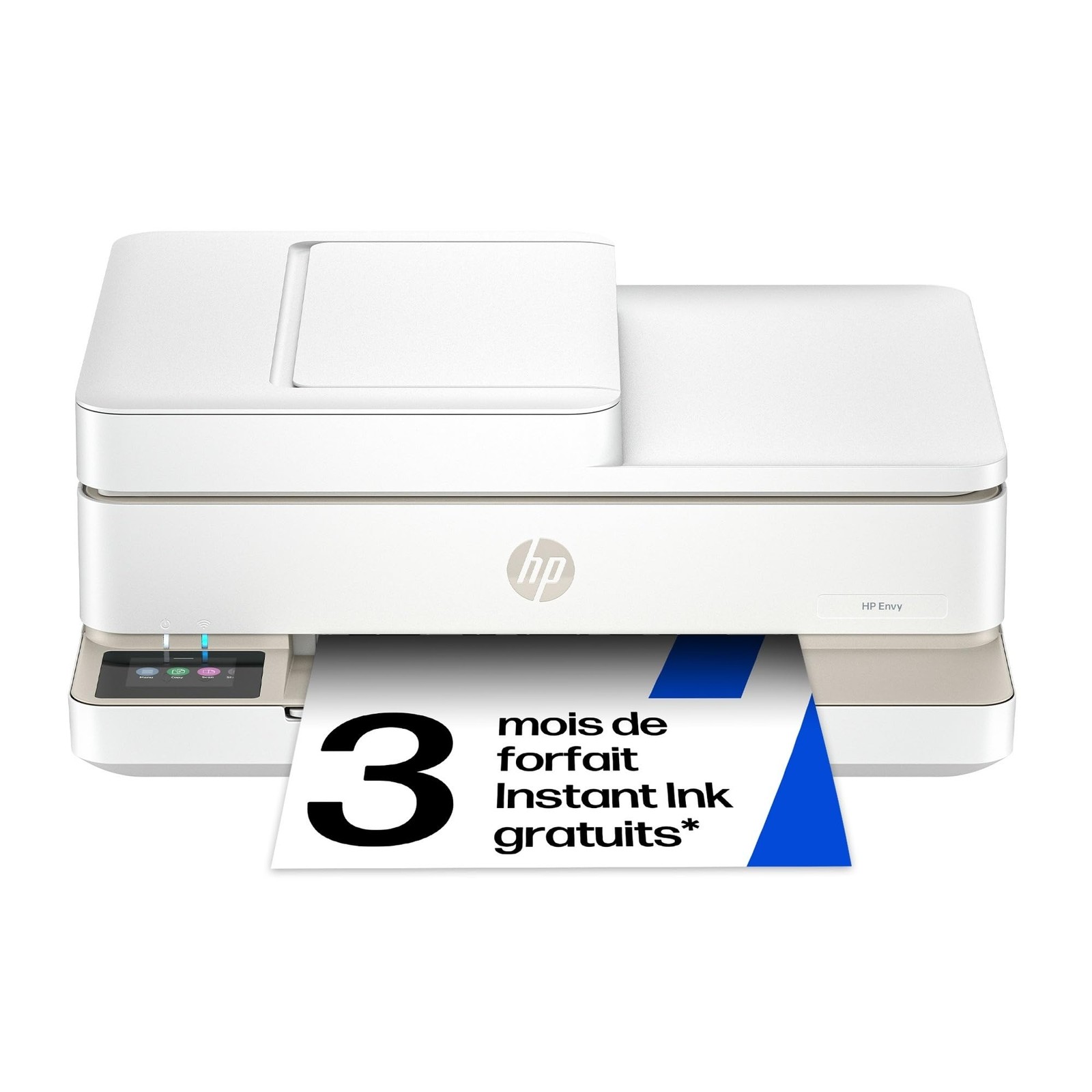HP Envy 6520e imprimante jet d'encre multifonction beige anti-bourrage papier