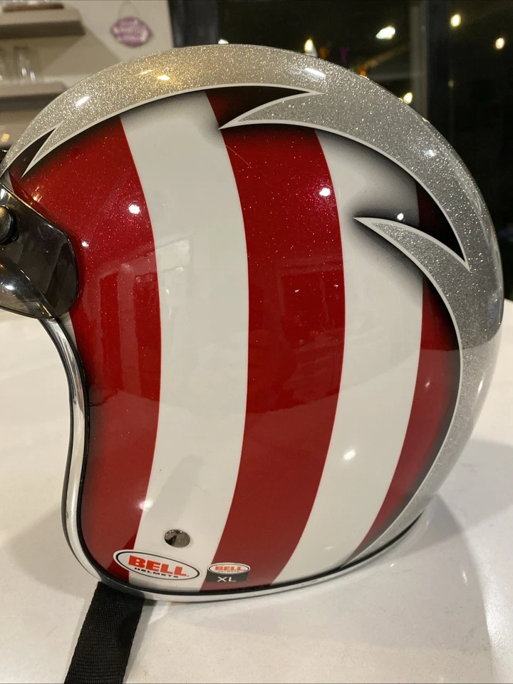 BELL Custom 500 Cobra Jet Helmet – Size XL – Cool! - Image 2 of 4