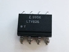10PCS LTV-826S LTV826 LITEON Dual Phototransistor Optocoupler 5000Vrms SMD-8