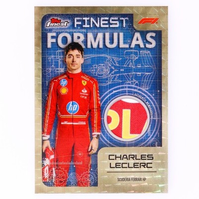 Charles Leclerc FF-LEC Topps Finest 2024 F1 Formula 1 Ferrari Superfractor 1/1
