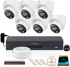  ZESTAW 6 Kamer IP Dahua 6mpx IPC-HDW1639T-A-IL-0280B-S6 + DYSK 1TB DAHUA