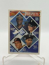 1994 Topps Prospects Derek Jeter, Orlando Miller, Brandon Wilson #158 Yankees .