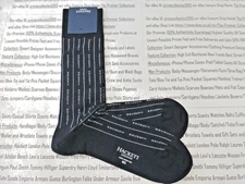 HACKETT 1pk Luxury Sock in 2-Sizes Mens Navy Brand Stripe Knit Smart Socks BNWT