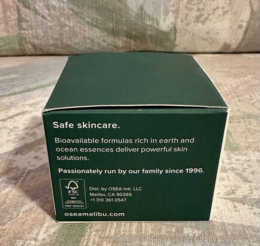 OSEA Seabiotic Water Cream 1.6 oz. 47.3g Size - NEW in Box!