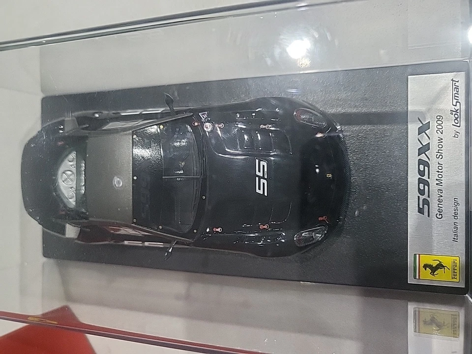 1/43 LOOKSMART LS368M - Ferrari 599XX Clienti #55 Nero Daytona - Immagine 3 di 3