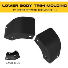 Left Right Side Stone Rock Guard Rear Trim Mo...