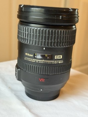 Nikon NIKKOR AF-S DX VR 18-200mm f/3.5-5.6G IF-ED Zoom Lens - Black