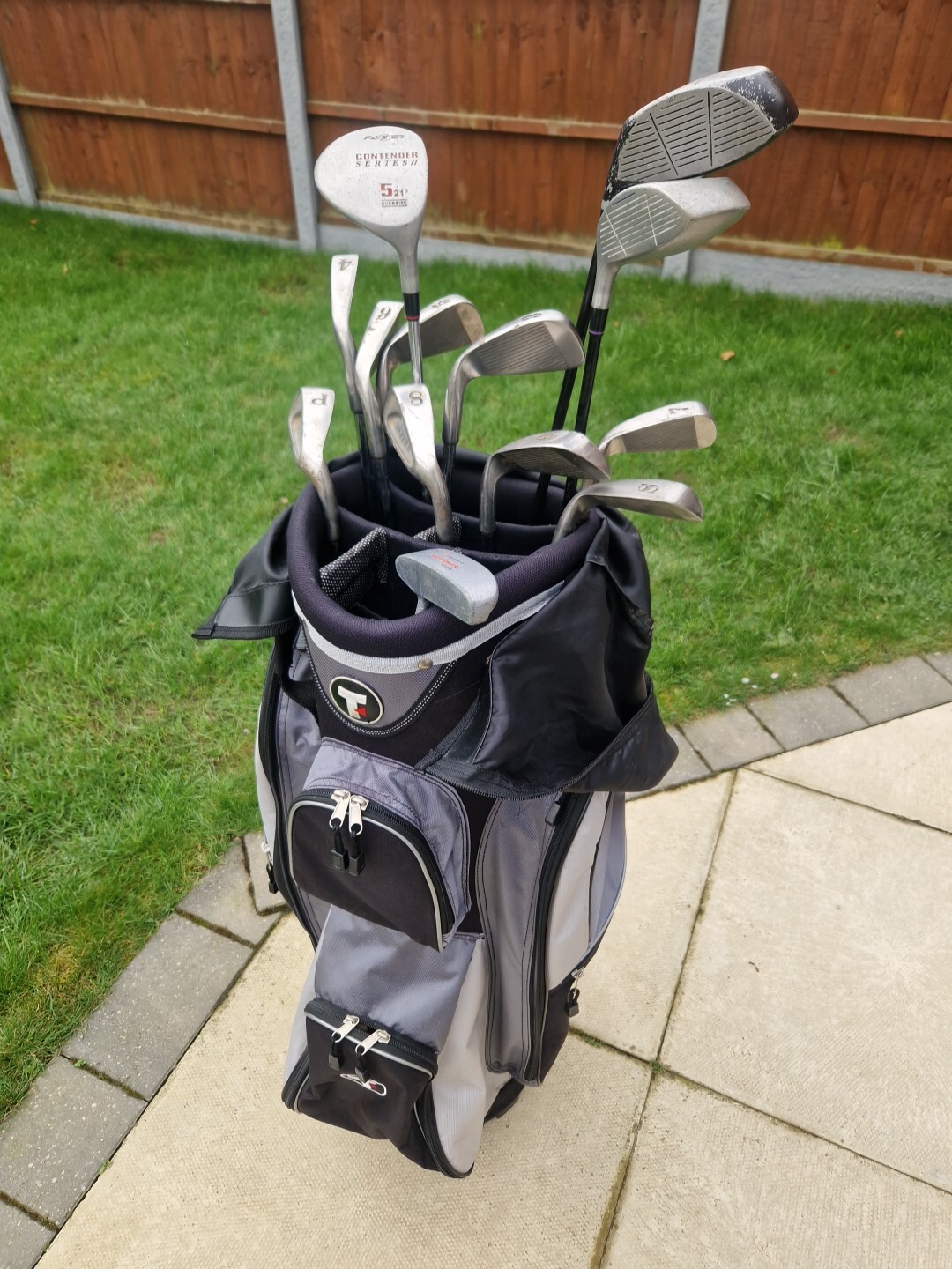 Full Set Right Handed Fazer Golf Clubs And Top Flite Bag eBay