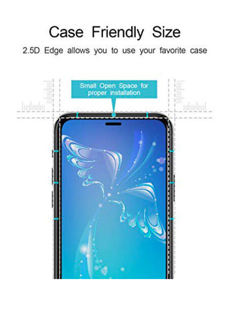 Foval (4 Pack) Compatible with iPhone 12/iPhone 12 Pro Screen Protector Glass