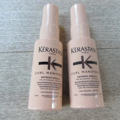 Kerastase 2 x Curl Manifesto Refresh Absolu Sprays 2 X 45ml.