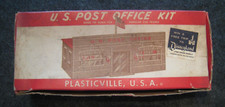 VINTAGE O SCALE PLASTICVILLE - U.S. POST OFFICE KIT PO-1  ek98 
