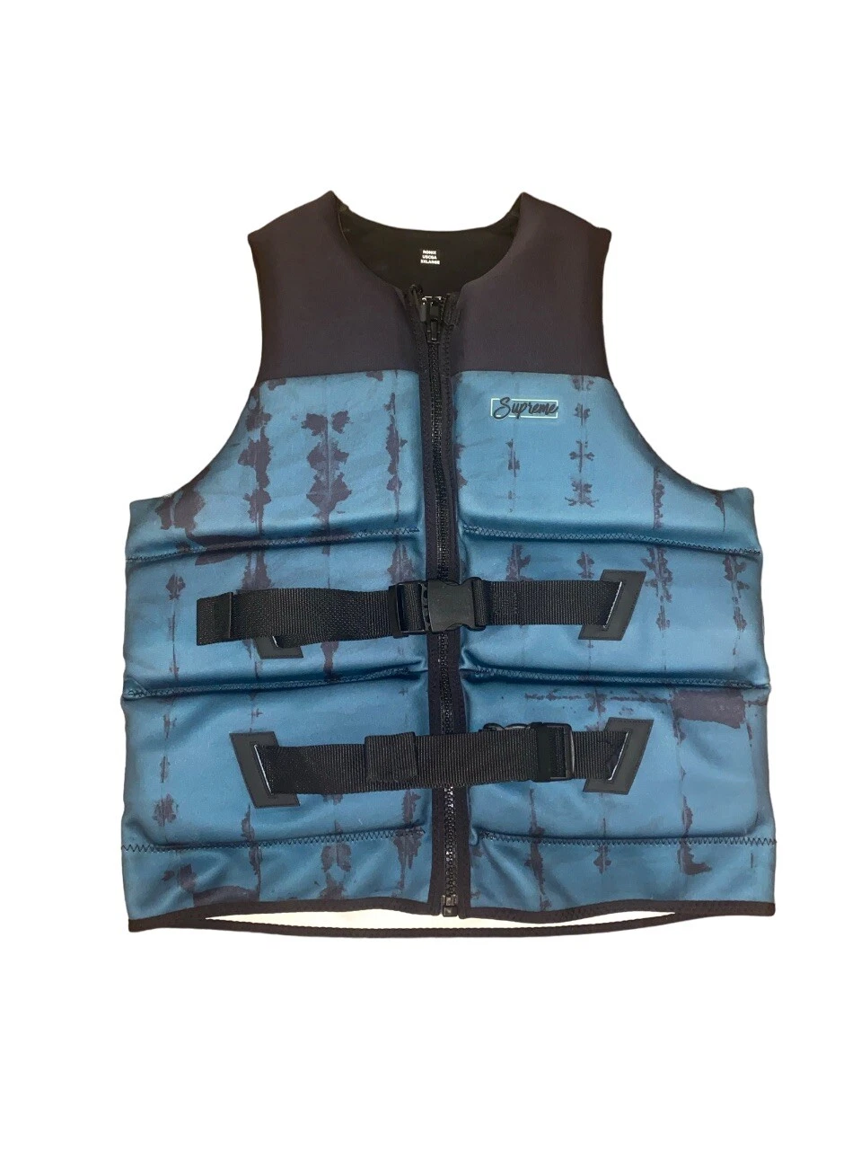 Gilet vivant homme Ronix Supreme Yes CGA   sarcelle profonde/noir taille 2XL