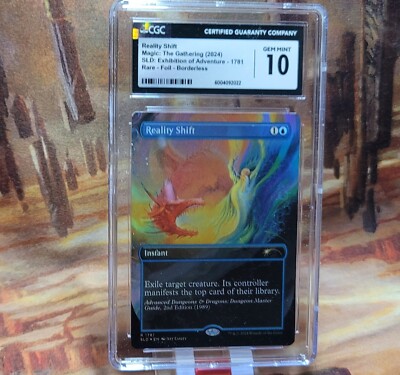 MTG Secret Lair Drop FOIL Borderless Reality Shift #1781 CGC 10 GEM MINT