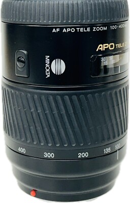 Minolta AF APO Tele Zoom 100-400mm f/4.5-6.7 Lens Sony A-mount