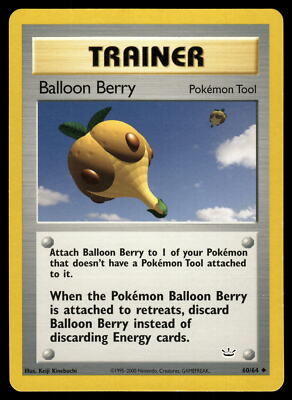 gold berry pokemon card Gold Berry LP 093/111 Neo Genesis Pokemon Card