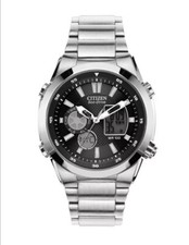 Citizen Eco Drive Silver Stainless Steel Watch JZ1020-54E