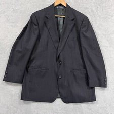 Brooks Brothers Blazer Sport Coat Jacket Mens 42R 2 Button Pure Wool USA Navy
