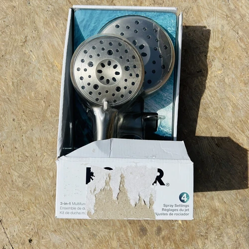 Kohler Claro Wall Mount Fixed and Handheld Shower Head R30236-G-BN