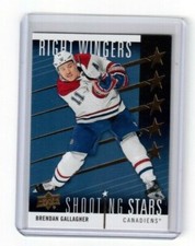 2019-20 UD Series One Shooting Stars RW Brendan Gallagher Canadiens (SP) 1:96