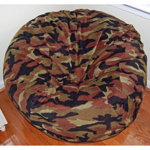 Details About Ahh Products Woodland Camouflage Fleece Washable Bean Bag Chair