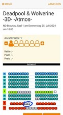 kino tickets Deadpool & Wolverine 3D In Braunau