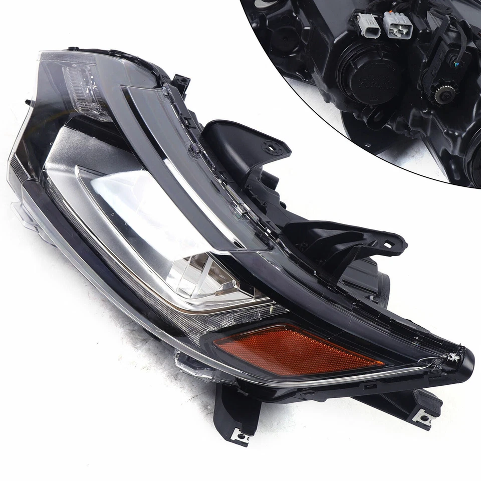 Headlight Halogen LED DRL For 2016 2017-2020 Mitsubishi Outlander Right & Left Foto 2 de 4