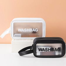 Transparent Makeup Bag Women PVC Waterproof Dust-proof Cosmetic Storage Case