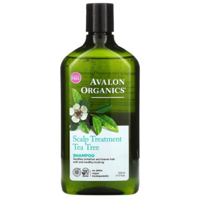 Avalon Bio, Shampoo, Kopfhautbehandlung, Teebaum, 11 flüssige Unzen (325 ml)