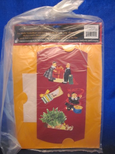 MUFFY VANDERBEAR Holiday 1997 Best Dressed Bears Geschenk Cornelius VINTAGE NEU ETIKETT - Bild 6 von 7