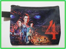 New Stranger Things Kids Boys Girls Small Card Coin Purse Pouch Key Ring Wallet