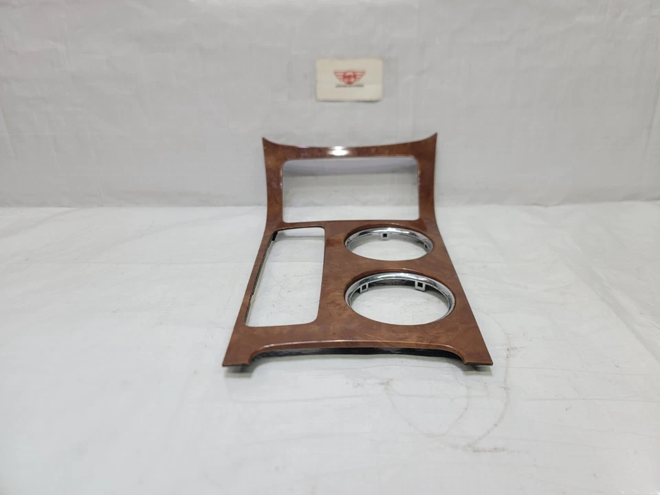 2007 2008 2009 2010 Saturn Outlook Center Console Trim Plate Woodgrain 25803089 Foto 2 de 4