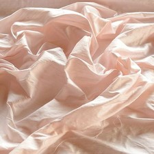 Blush Pink Dupioni Silk, 100 Silk Fabric, 44" Wide, By the Yard S-131 