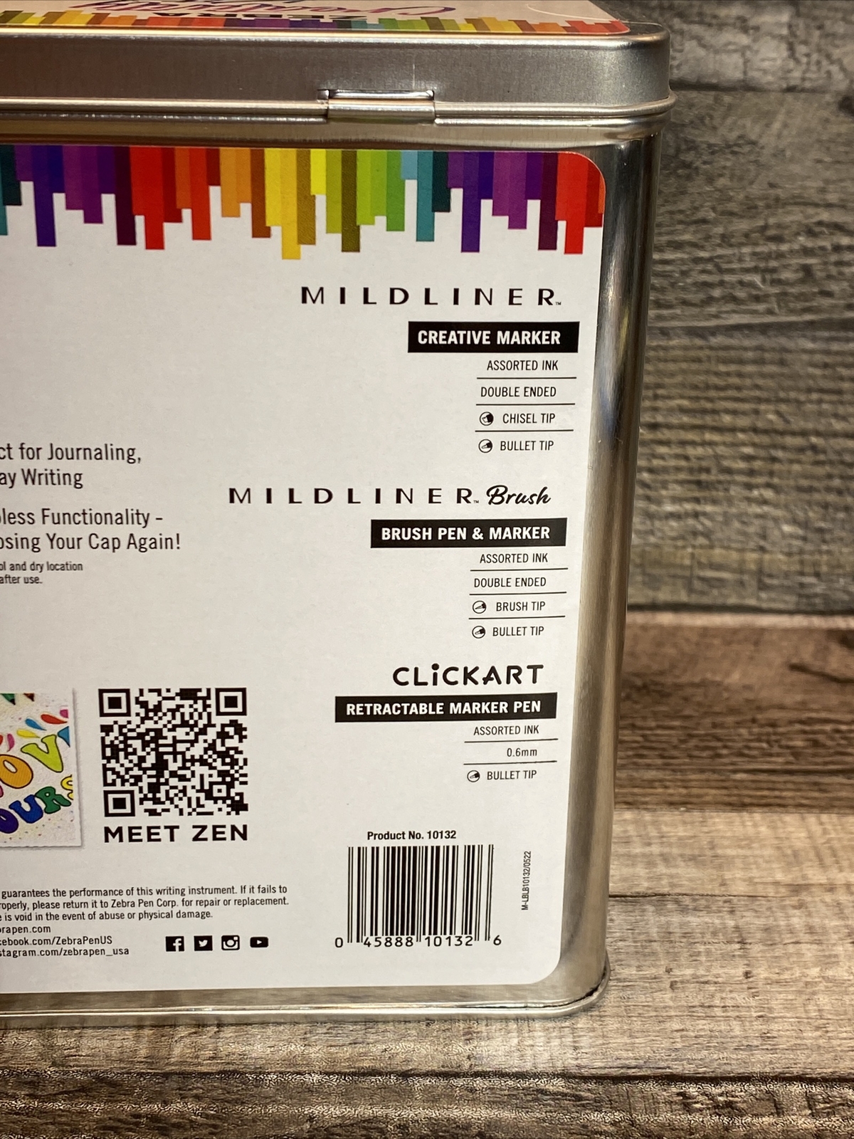 Zebra 32-Piece Color Creativity Kit with Mildliner, Brush and Clickart Markers