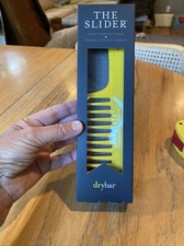 Drybar The Slider Wide Tooth Comb Yellow New In Box