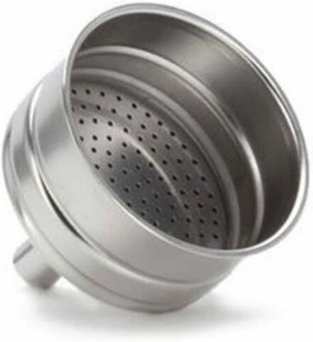 Filtro imbuto ALESSI ORIGINALE 17602/F per Moka Alessi 9090/6 - Filter Funnel, fotografia 6 di 7