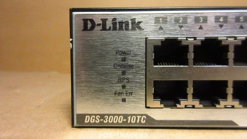 D-LINK DGS-3000-10TC - 10-Port Gigabit L2 Managed Switch + 2X Combo SFP Ports - Bild 2 von 3