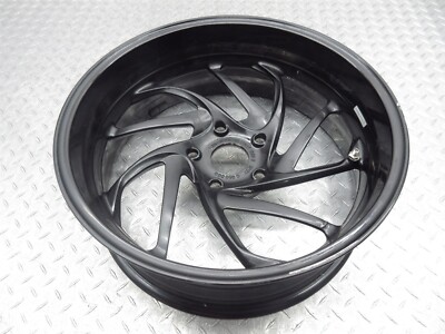 BMW K1300R フロントホイール 福島県 福島市 BMW K1300R マグネシウム鍛造ホイール交換②