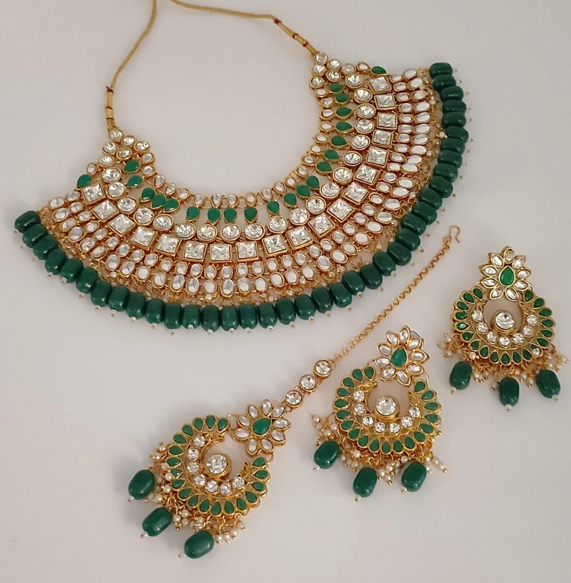 Cz choker necklace set store