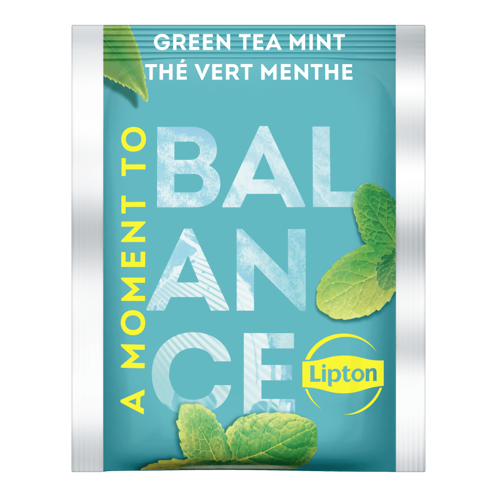 LIPTON BALANCE GREEN TEA MINT Flavor Tea Box (25 servings) eBay