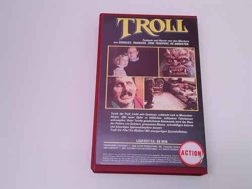 Troll 1986 VHS German PAL Vestron Video Großbox John Carl Buechler Noah Hathaway - Bild 2 von 5