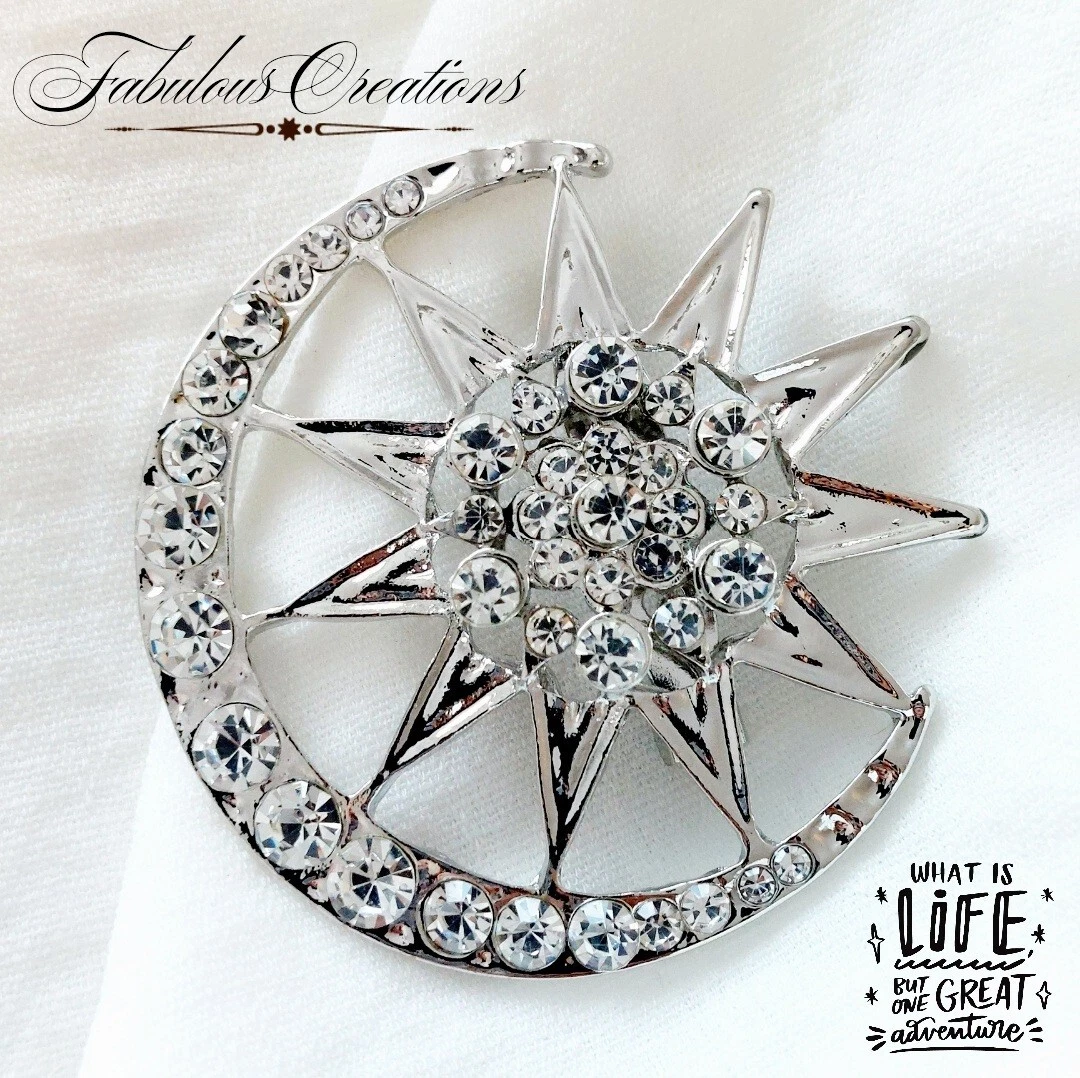 Silver star best sale brooch