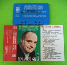 MC BENIAMINO GIGLI Ho cantato la patria 1972 italy EMI no cd lp dvd vhs