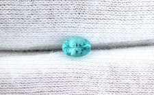 6x4 6mm x 4mm Natural Oval Neon Blue Madagascar Apatite Gem Stone Gemstone