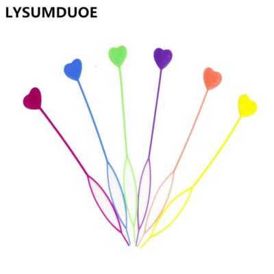 Heart Hairpin Plastic - Cute Magic Tops Tail Styling Tool Ponytail Braider 10PC