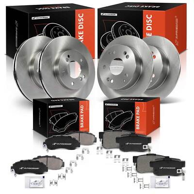 A-Premium Front & Rear Disc Brake Rotors & Pads for Acura Integra 97-98 00-01