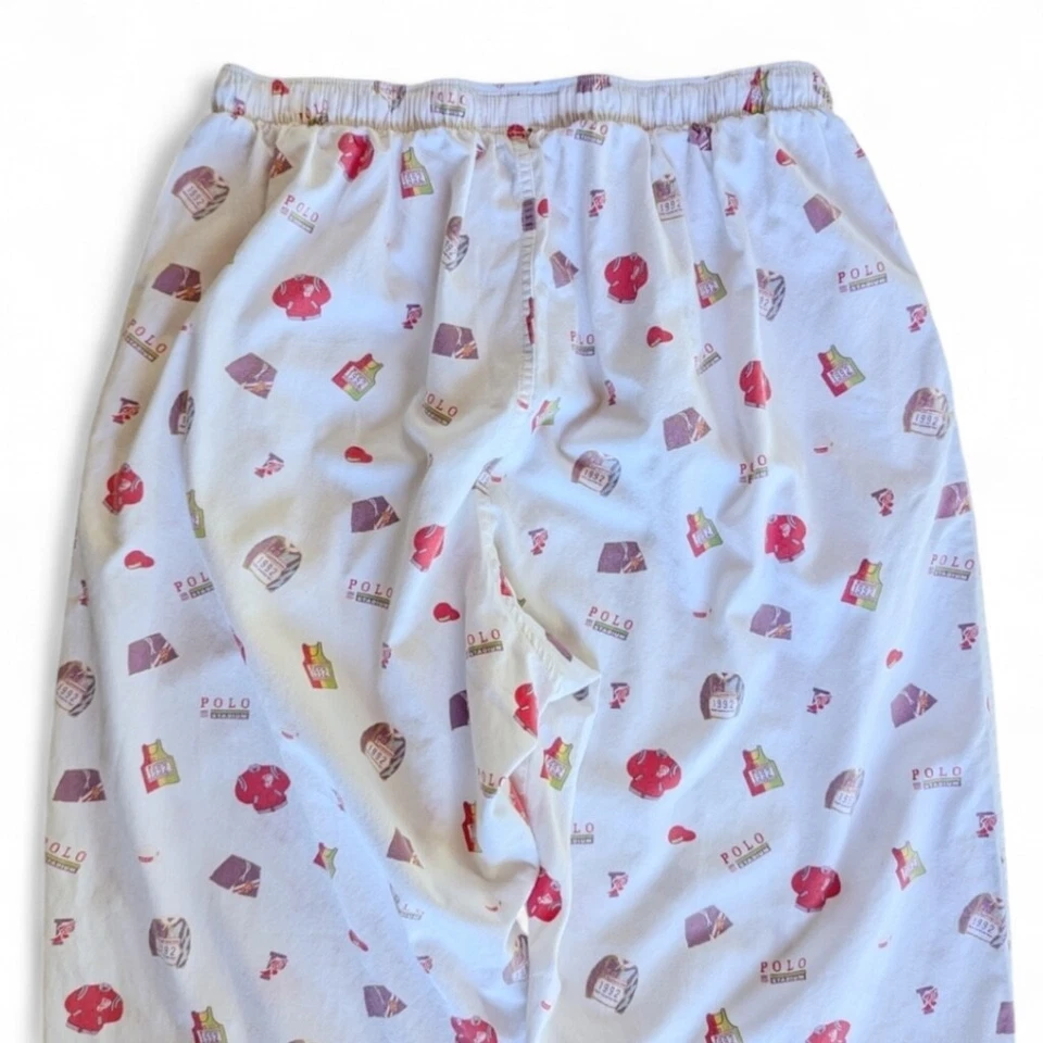 Pantalones de pijama Ralph Lauren Stadium Collection 1992 relanzamiento ala P talla L Foto 4 de 4