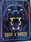 Guns N Roses - Rare Tour Lithograph/Poster - Ottawa  Canada  - August 21st 2017 — photo 6