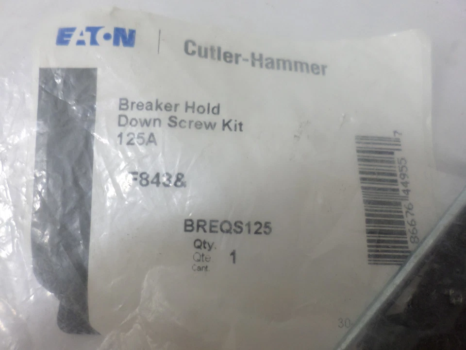 Nuevo kit de tornillos de sujeción de interruptor BREQS125 martillo cortador excedente 125A Foto 2 de 3