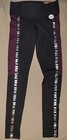 NWT Victoria's Secret PINK X-Small Black/Maroon Cozy Leggings BRAND NEW  — photo 1